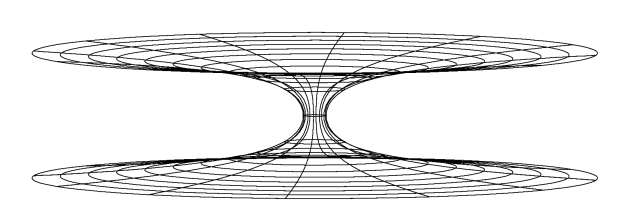 embedding diagram of a wormhole